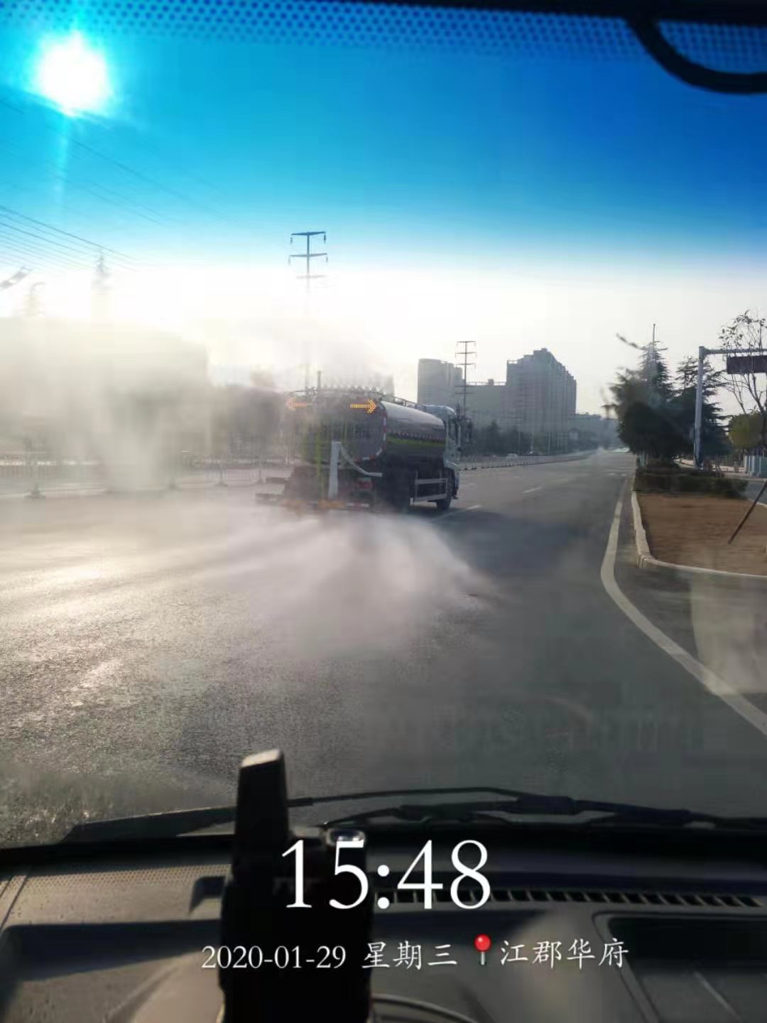 抗疫一线丨九游ninegame环境15台清洁消毒车开始作业